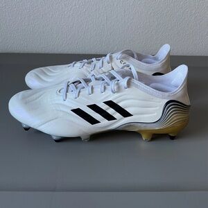 Adidas Copa Sense SG Soft Ground Cleats “White Pearl Gold” HP7840 Men’s